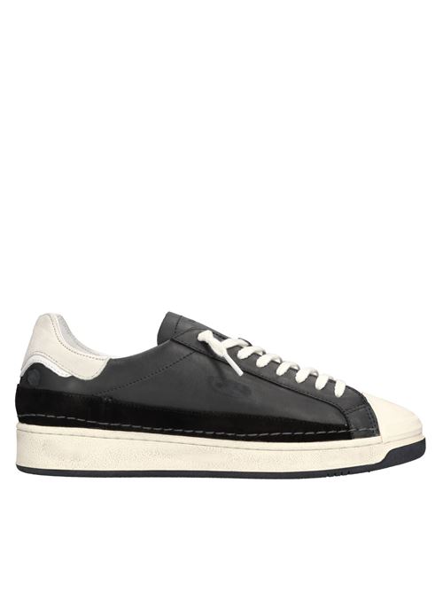 Sneakers in pelle e camoscio D.A.T.E. | BASE USEDBLU-BEIGE